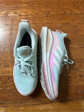 adidas Women’s Mint Green & Light Pink Athletic Sneakers